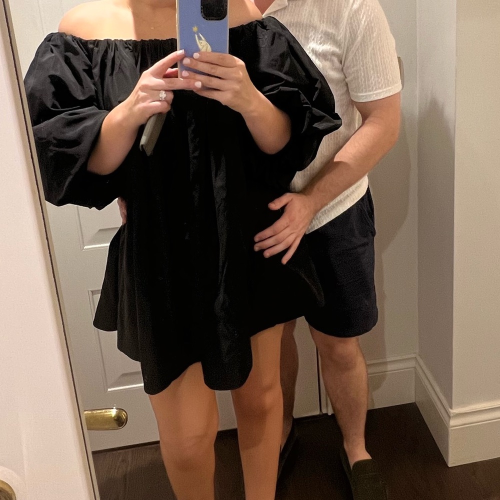 Black Off-Shoulder Dress